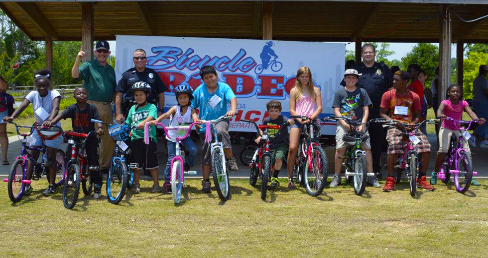 Bicycle Rodeo at Tanyard Creek Park.